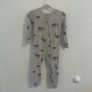 Kyte Baby Zip Romper Reindeer 18-24 months